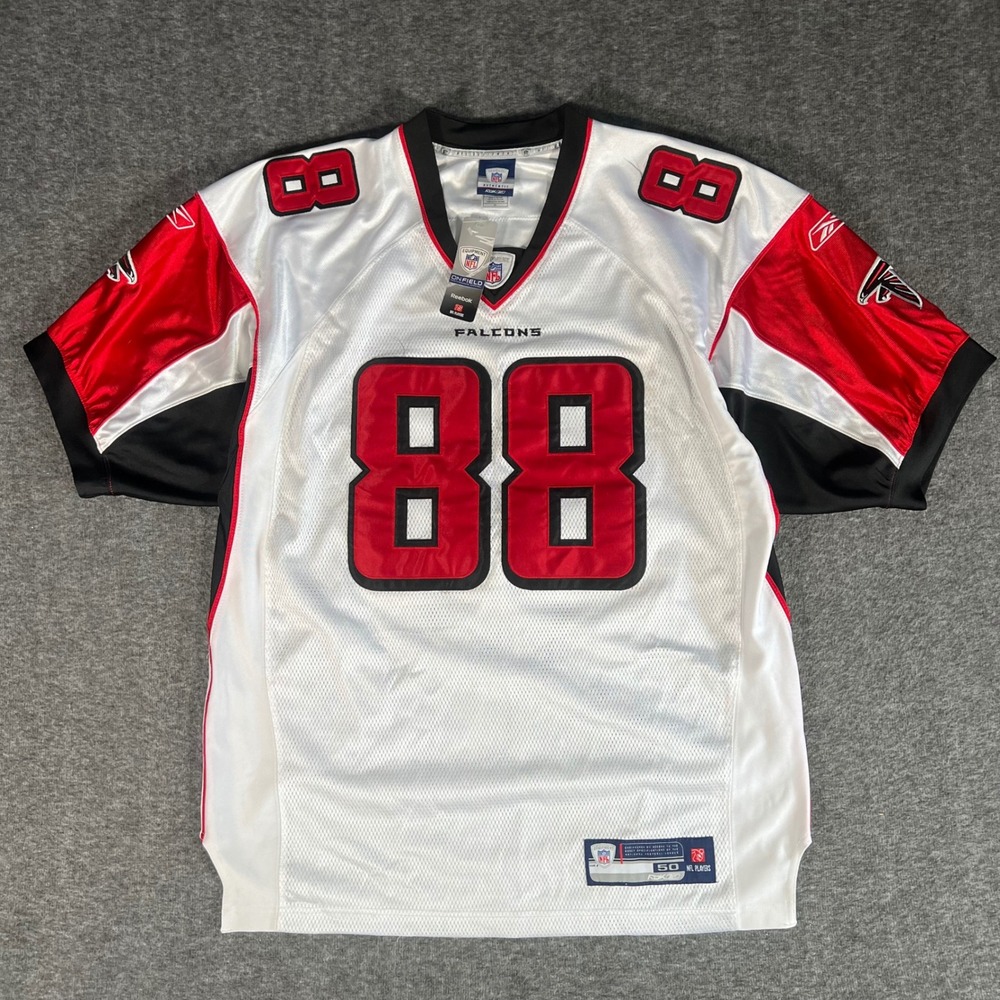 Vintage Reebok Authentic Atlanta Falcons Jersey 50 White NFL On Field 88 Cox NWT